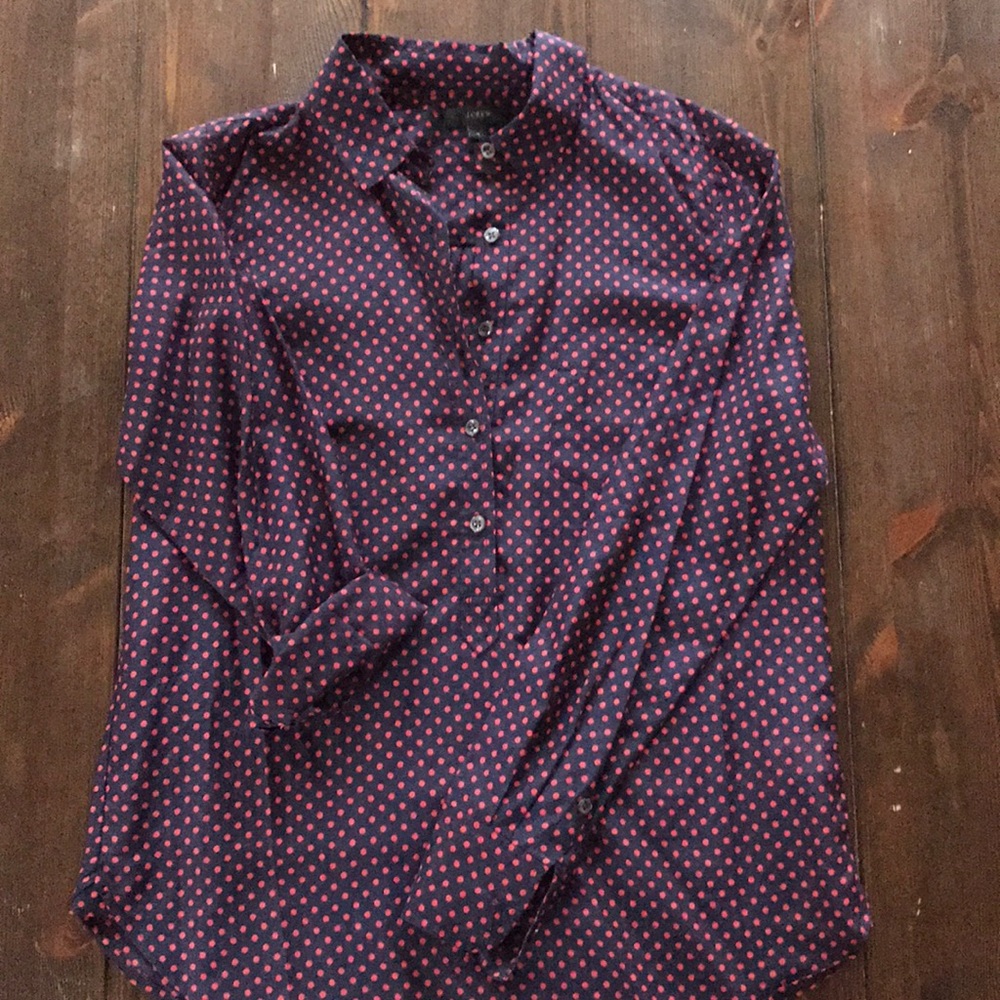 J.Crew half-button down top